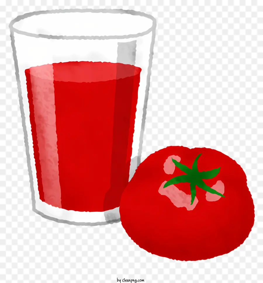 El Jugo De Tomate，Tomate Rojo PNG