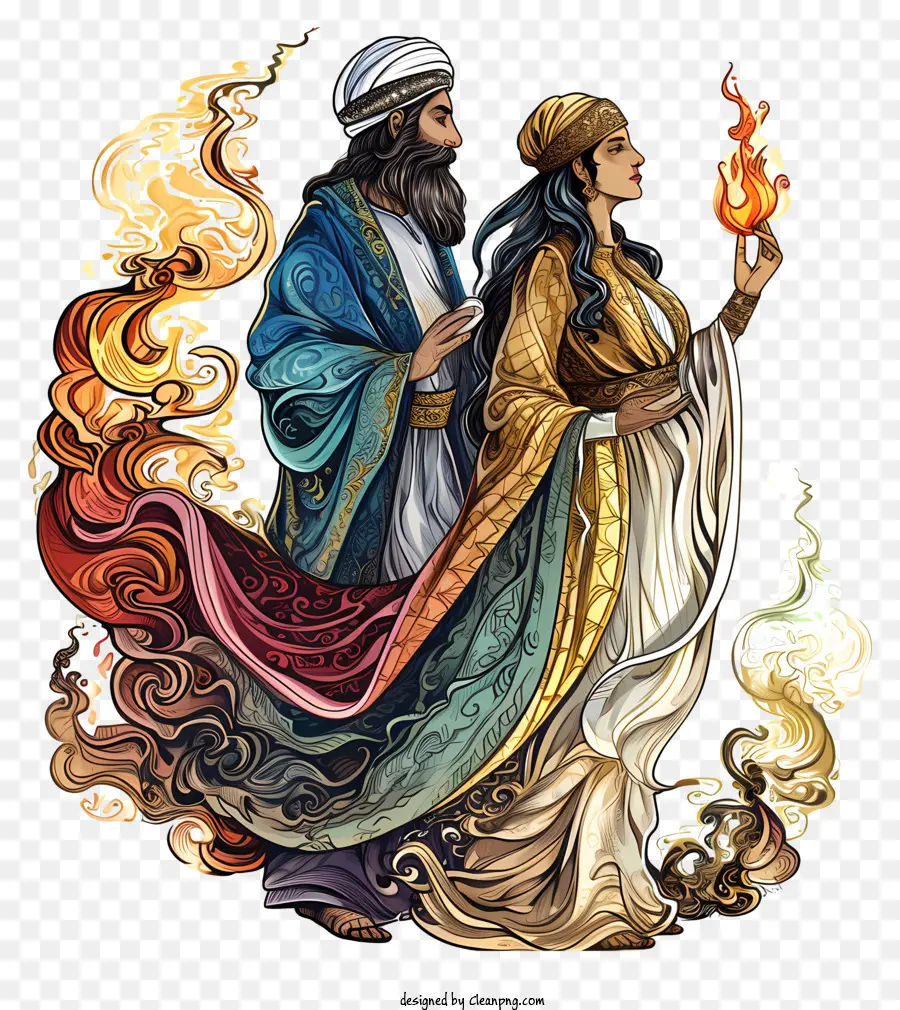 Isra Y Miraj，Pareja PNG