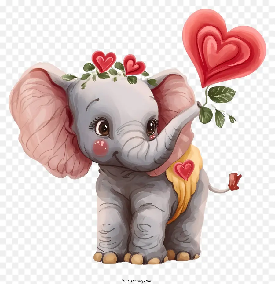 Icono De Elefante De San Valentín，Elefante PNG