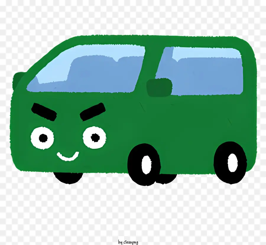 Auto，Furgoneta Verde PNG