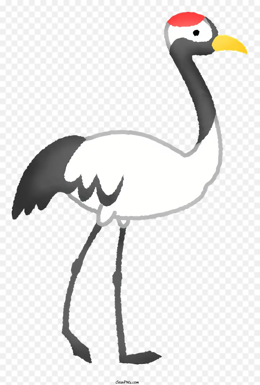 Imágenes Prediseñadas，Grulla Blanca PNG