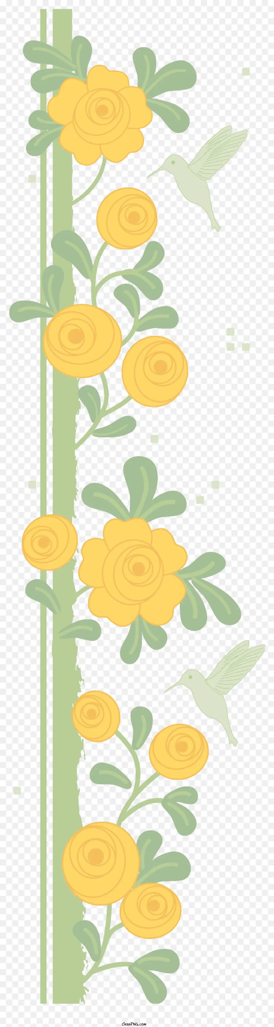 Flor De La Línea De，Keywords PNG