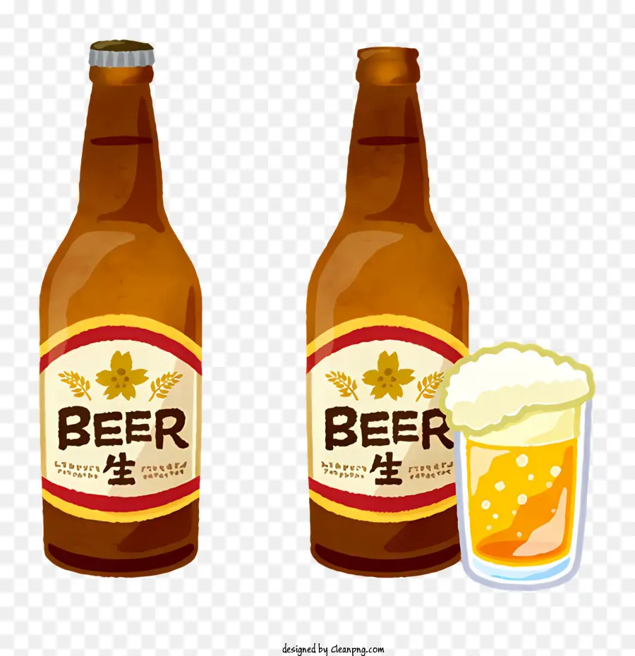 La Cerveza，Botella De Cerveza PNG