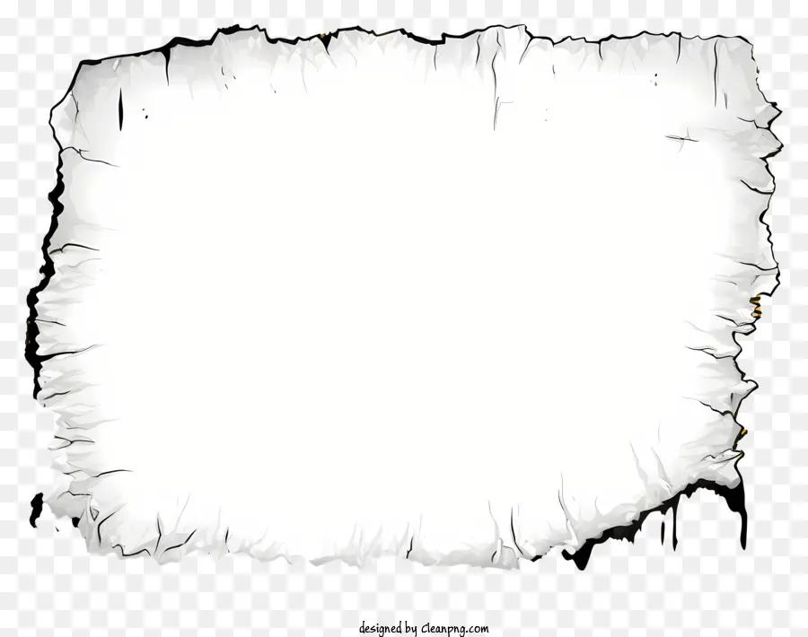 Papel Desgarrado Estilo Garabato，Papel Rasgado PNG