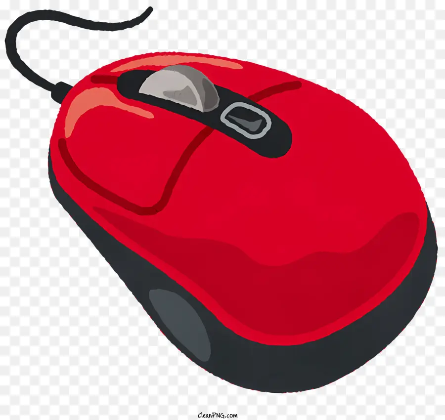 Ratón，Mouse De Computadora Roja PNG