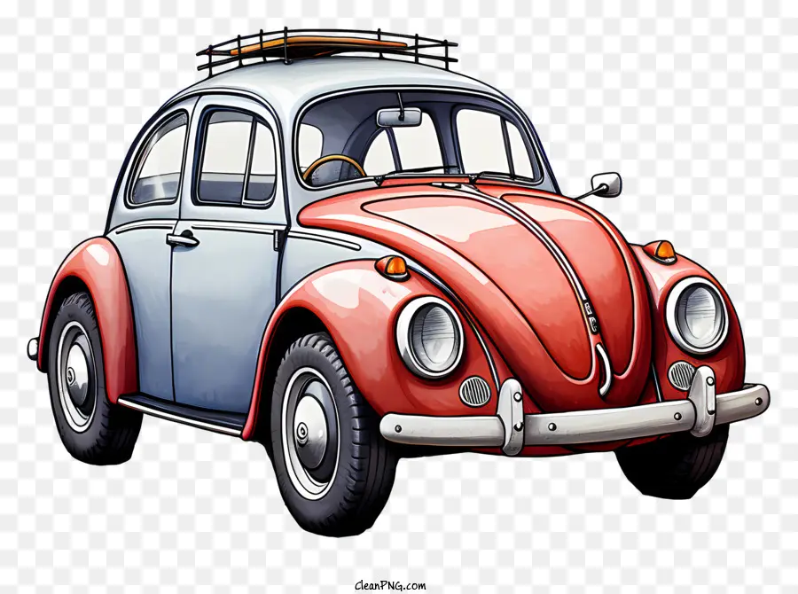 Coche Retro，Escarabajo Volkswagen Vintage PNG