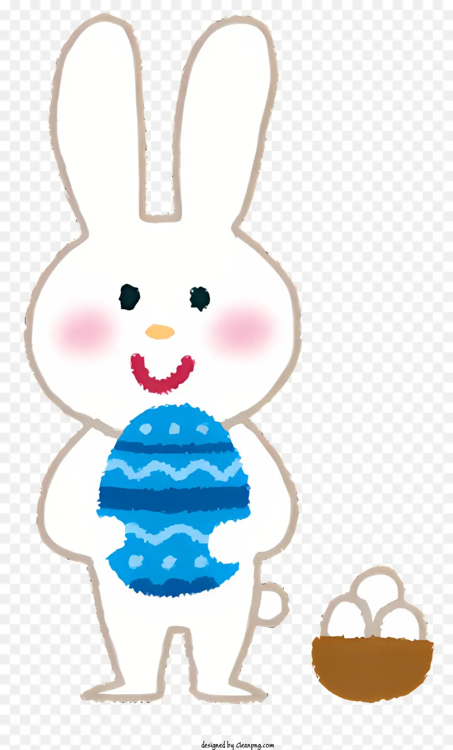 Pascua，Conejo Blanco PNG