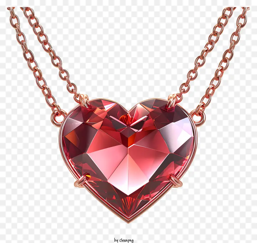 Joyería Del Día De San Valentín，Piedra Rosa En Forma De Corazón PNG