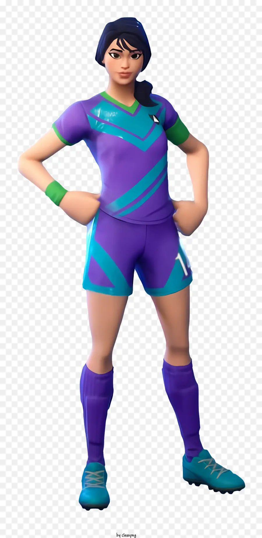 Piel De Fútbol Fortnite，Mujer Jugadora De Fútbol PNG