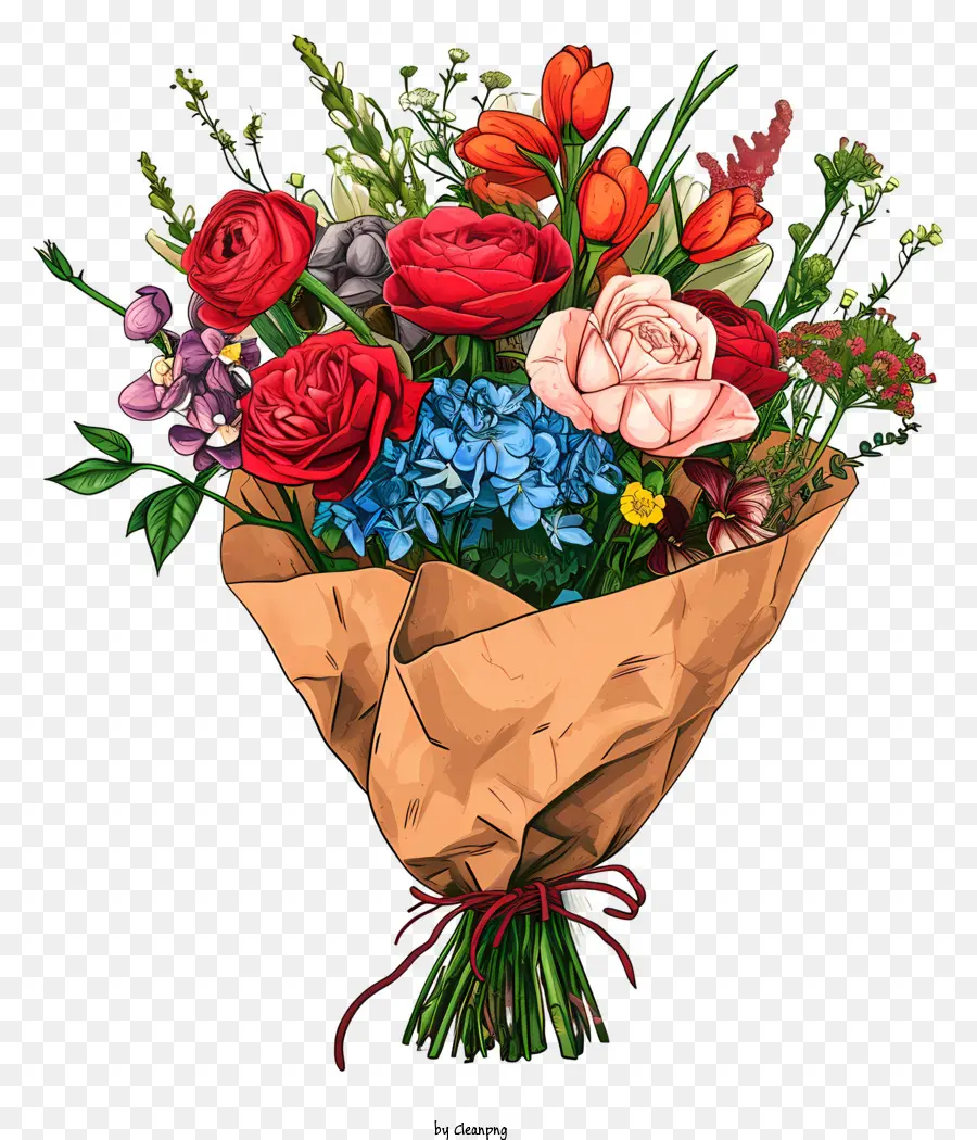 La Entrega De Flores，Valentine PNG