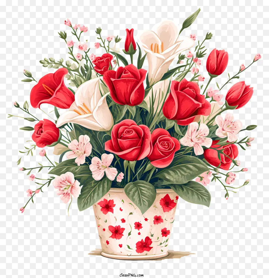 La Entrega De Flores，Valentine PNG