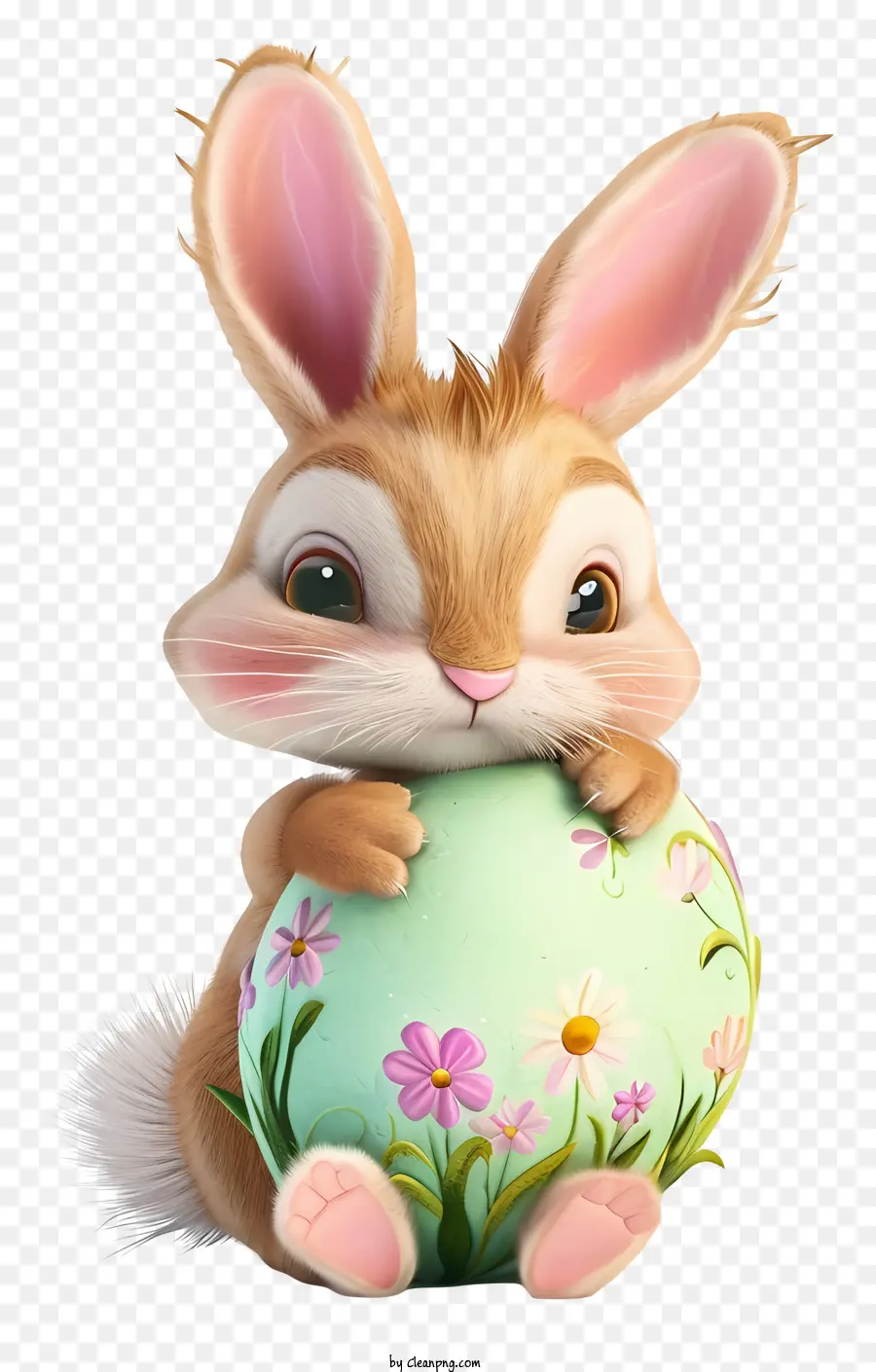 Dibujos Animados 3d Conejito De Pascua，Cartoon Rabbit PNG