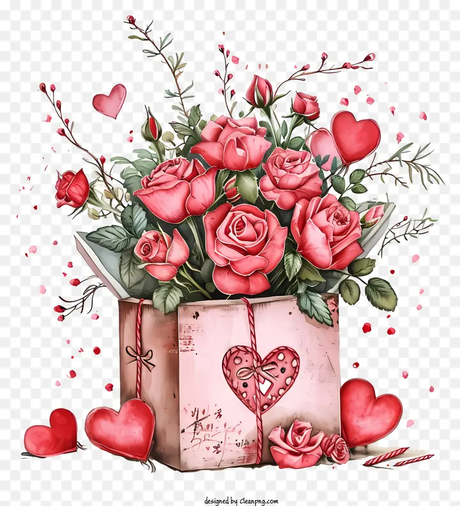 La Entrega De Flores，Valentine PNG