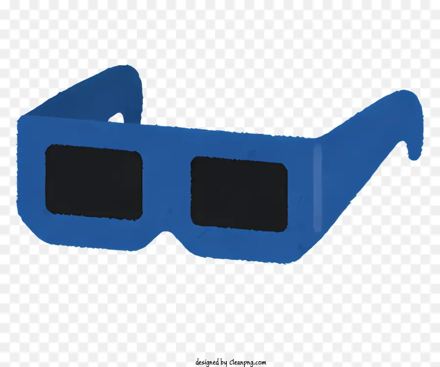 Gafas，Azul PNG