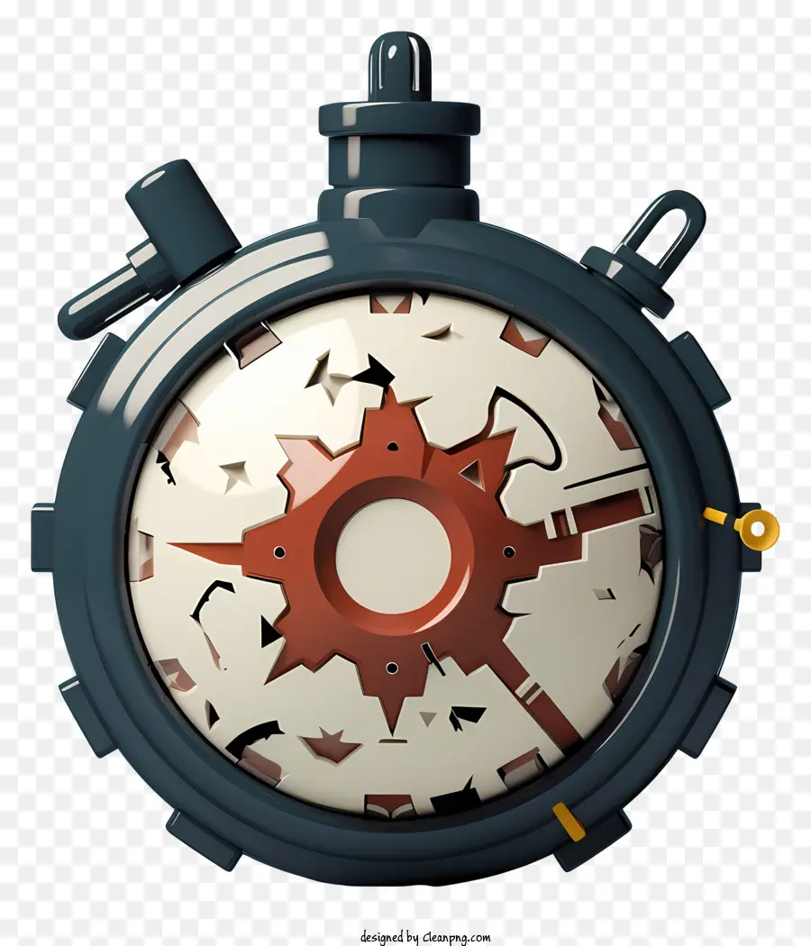 Bomba De Temporizador Plano，Reloj PNG