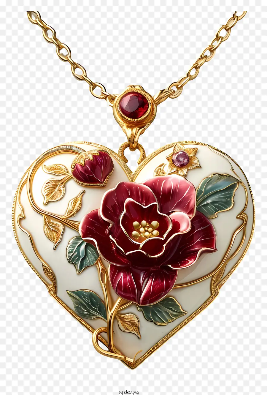 Joyería Del Día De San Valentín，Locket En Forma De Corazón PNG