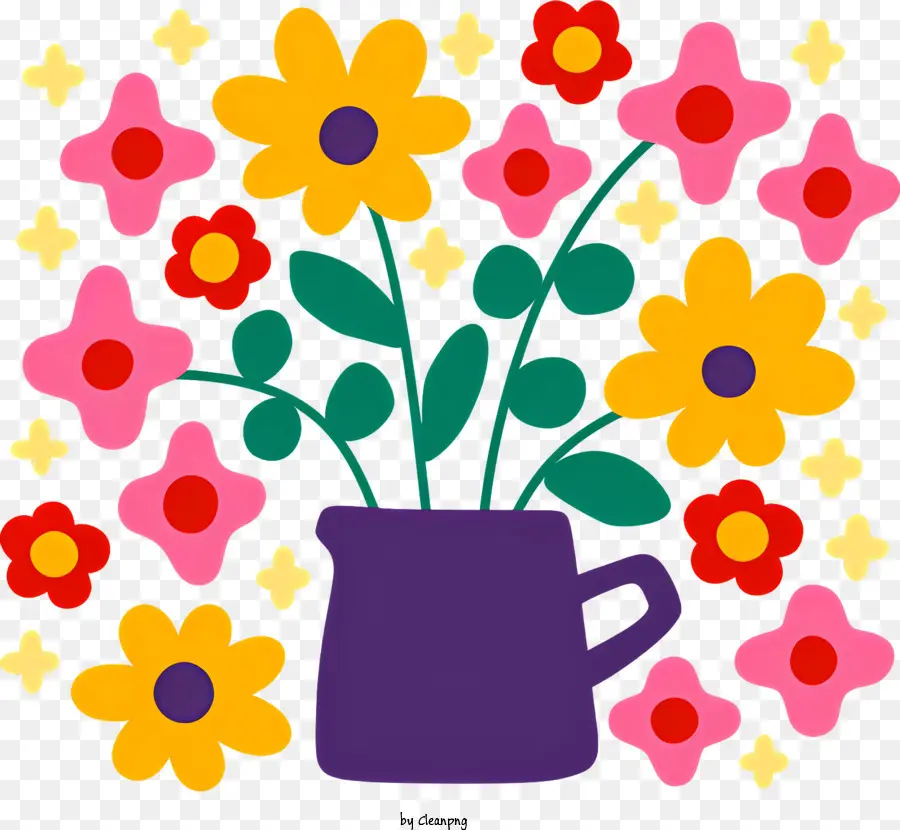 Art Background，Flores PNG