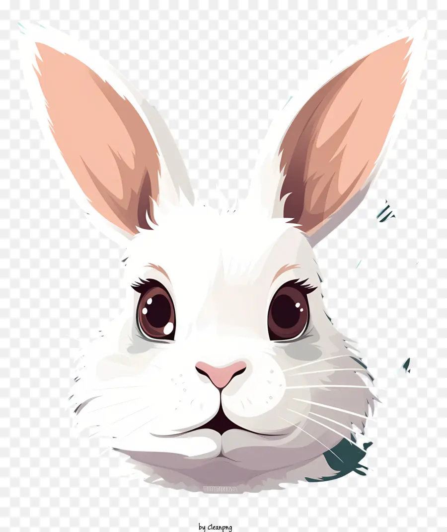 Linda Cabeza De Conejo，Conejo Blanco PNG