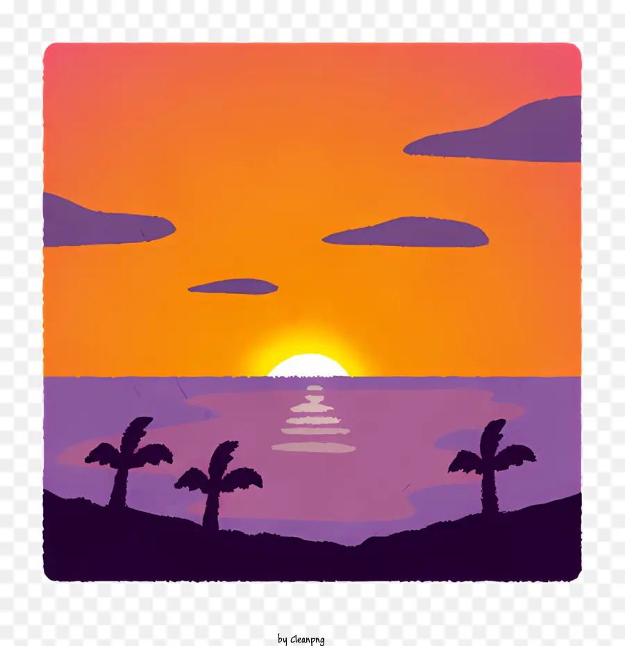 De Fondo，Atardecer PNG