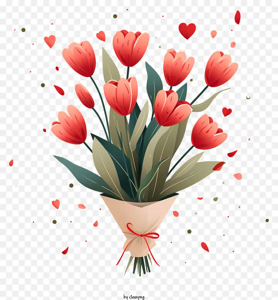 La Entrega De Flores，Valentine PNG