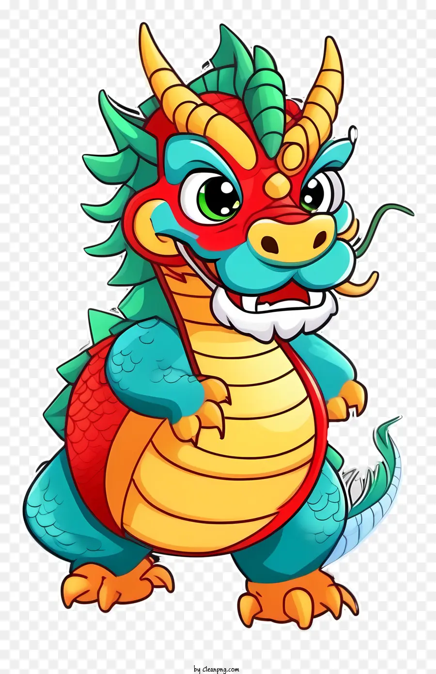 Dragón Chino，Lindo Dragón PNG