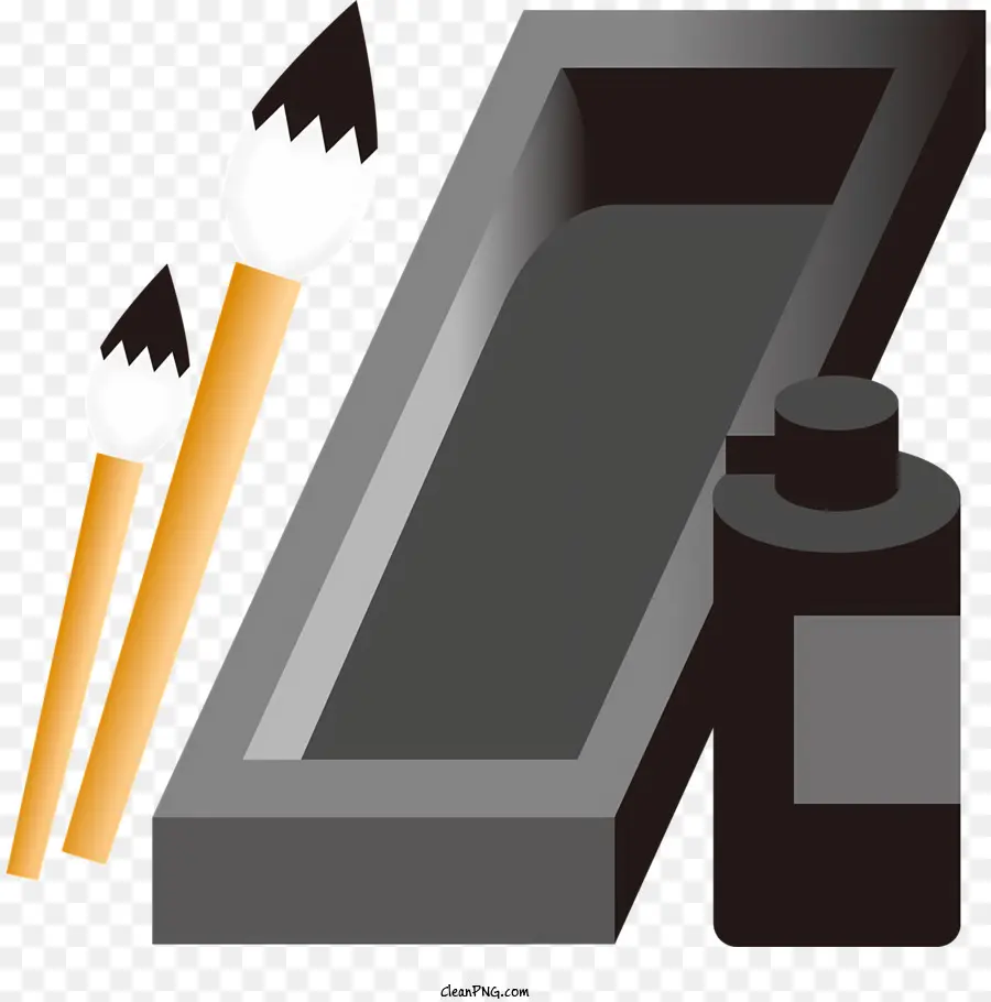 Contenedor Negro，Cepillos PNG