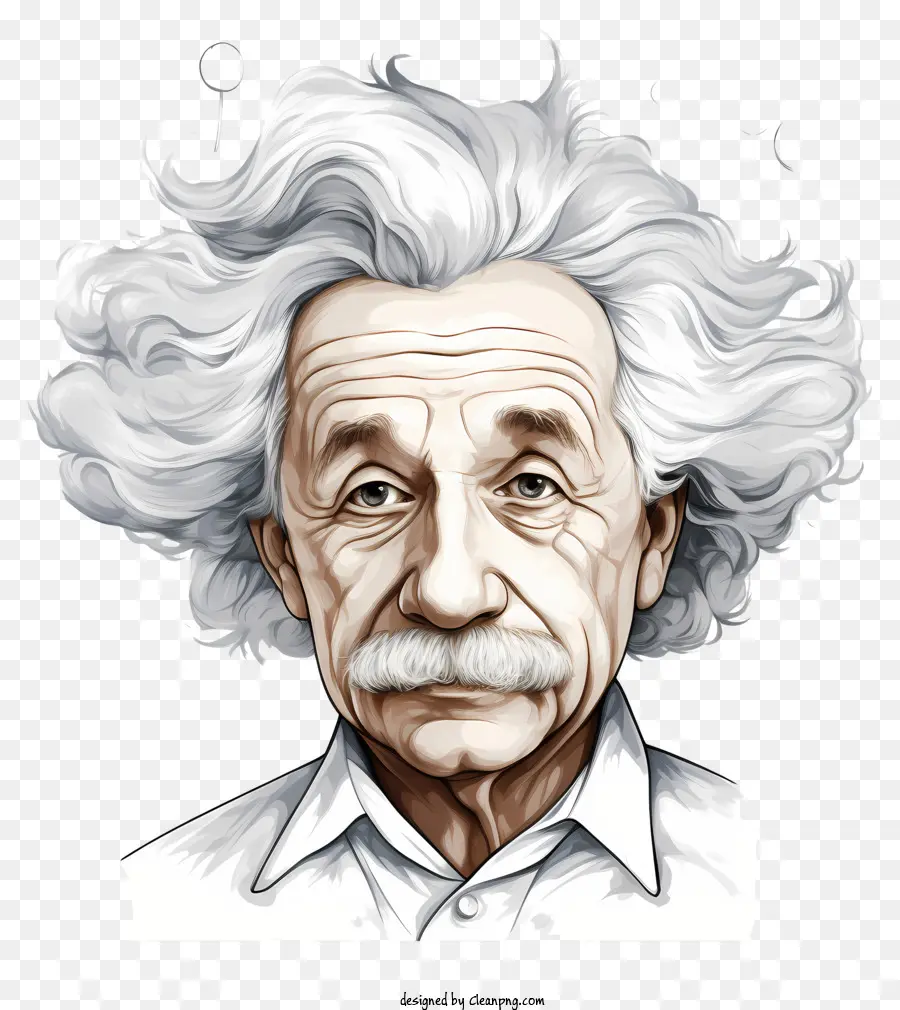 Estilo De Boceto Albert Einstein Retrato，Albert Einstein PNG