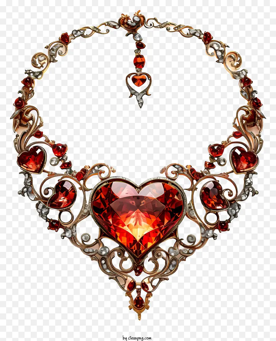 Joyería Del Día De San Valentín，Collar PNG