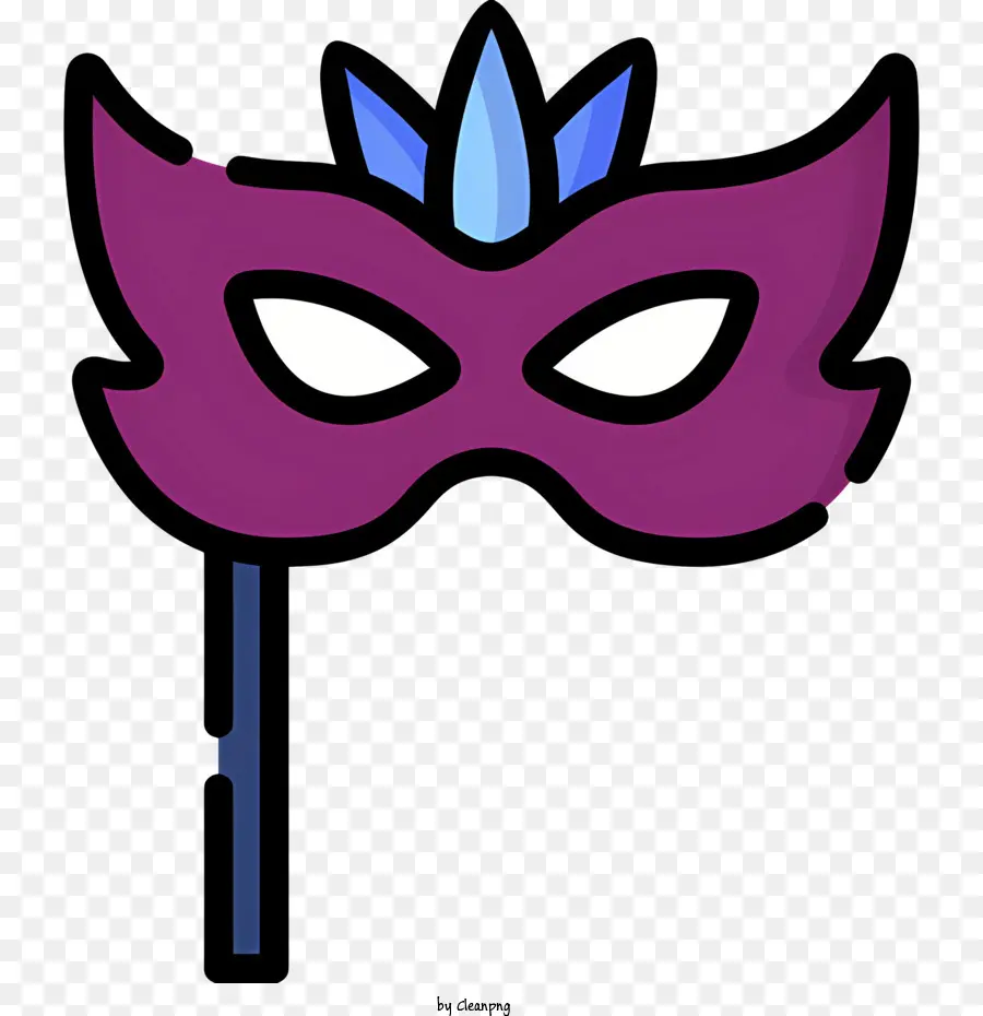 Máscara De Mascarada，Máscara Morada PNG