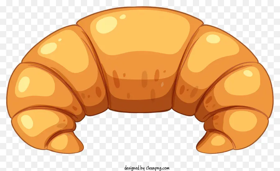 Croissant Francés，Cuerno PNG