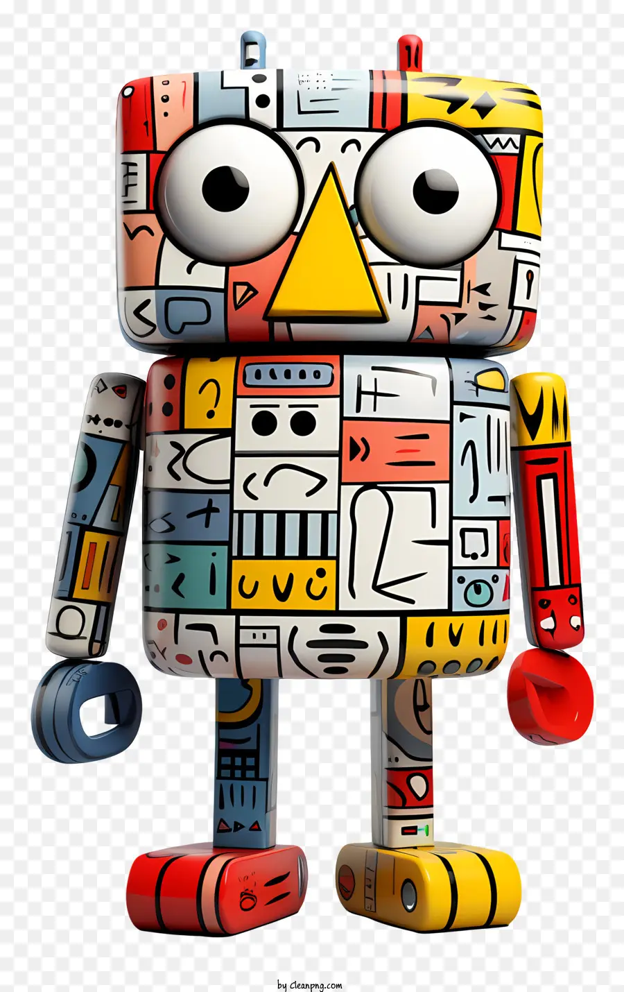 Dibujos Animados De Juguetes，Robot Colorido PNG