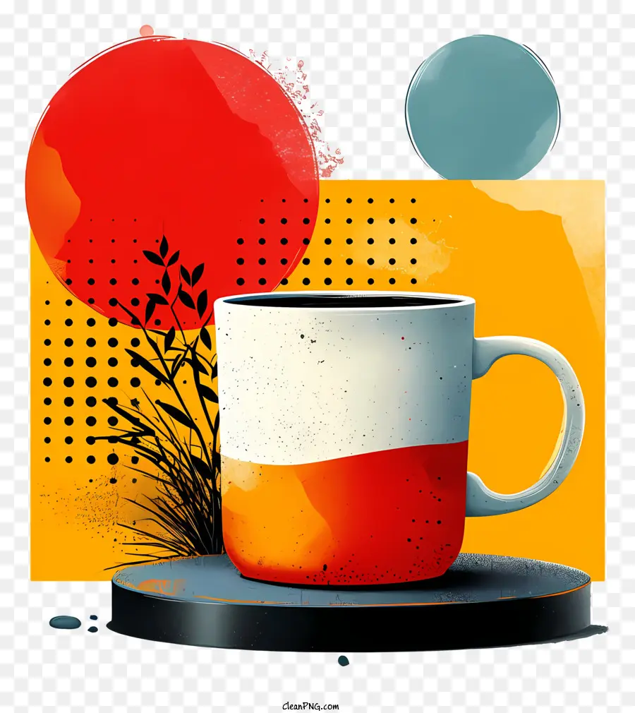 Taza De Café，Taza Moderna PNG