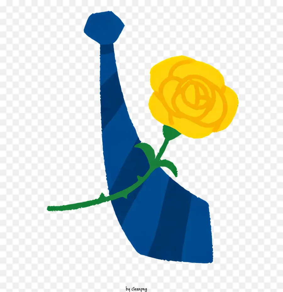 Icono，Corbata Y Rosa PNG