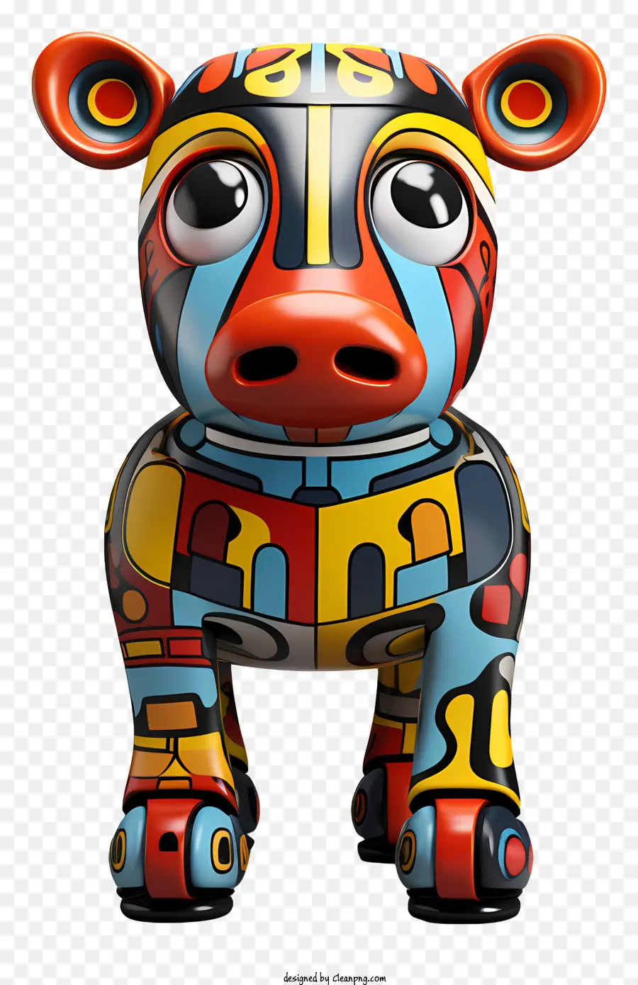 Juguete De Vaca，Vaca Colorida PNG