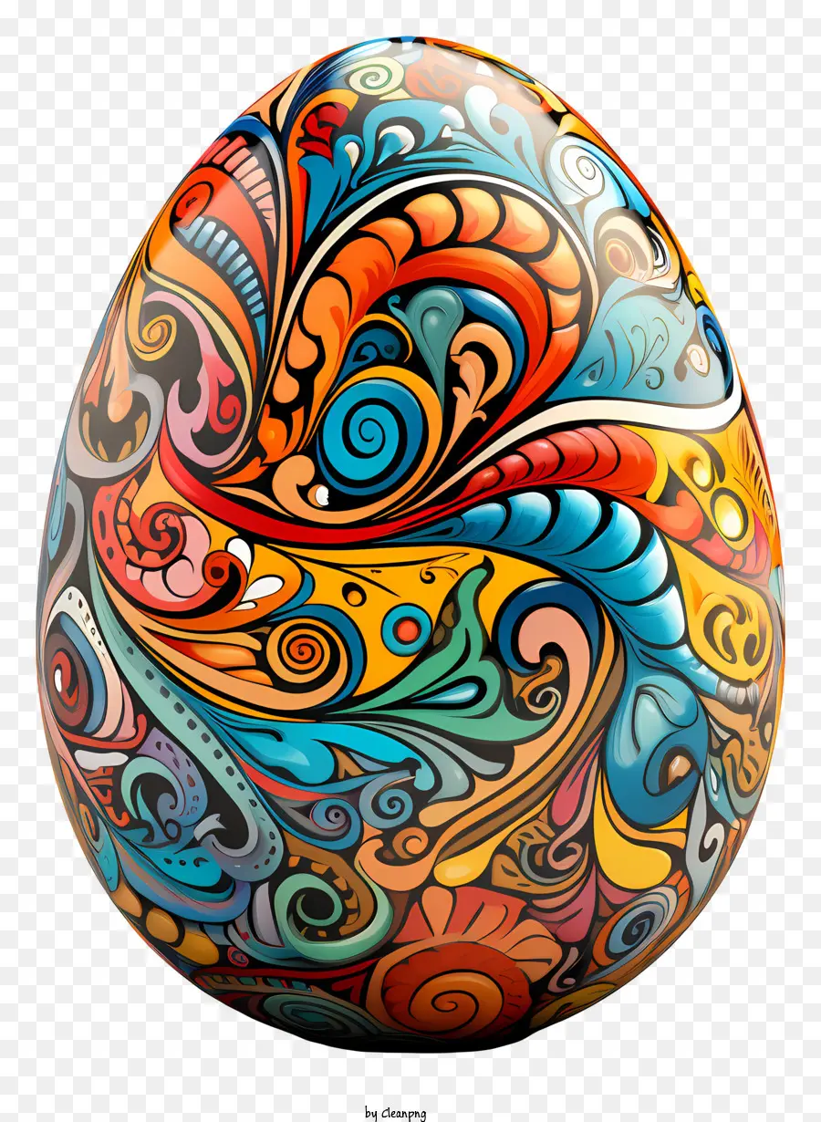 Huevo De Pascua，Diseño Abstracto PNG