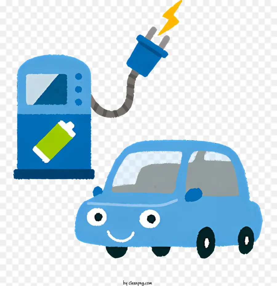 De Carga Del Coche Eléctrico，Coche Eléctrico Pequeño PNG