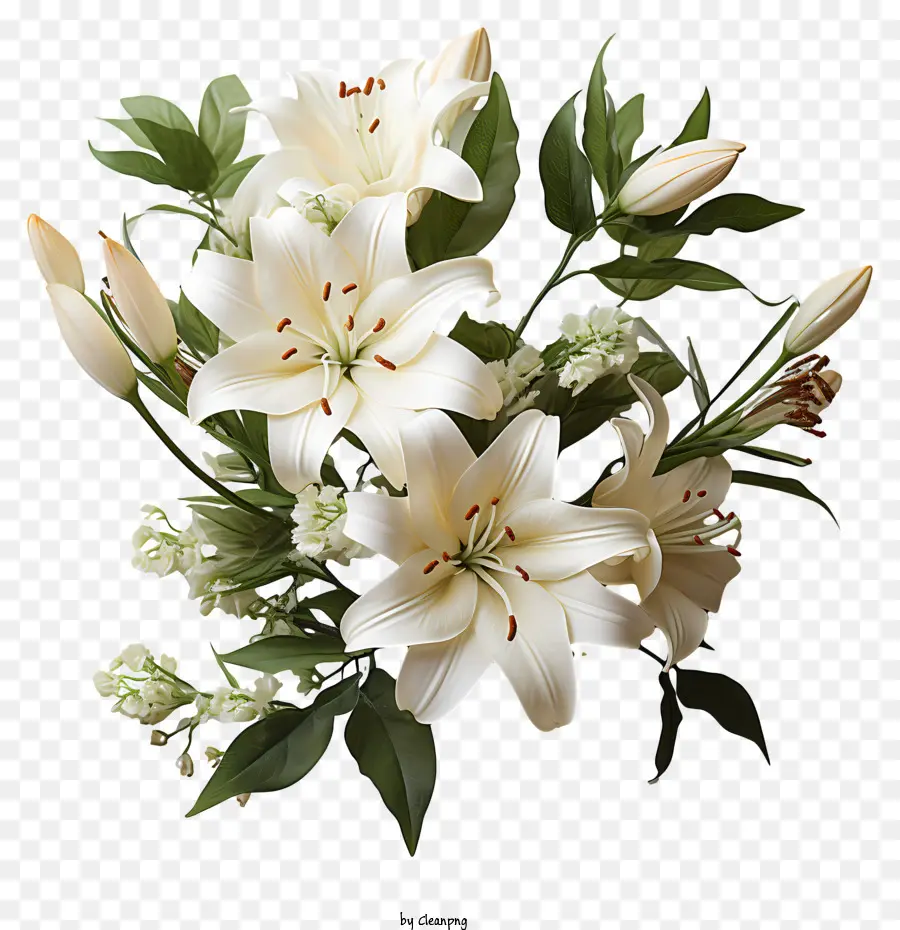 Lirio De Pascua，Lirios Blancos PNG