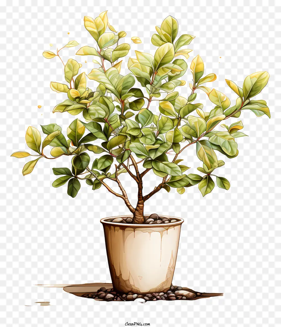 Planta De Café，Planta De Maceta PNG