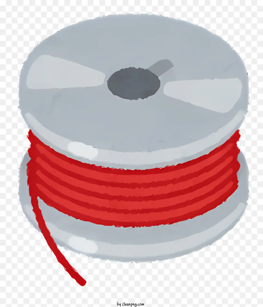 Icono，Carrete De Hilo Rojo PNG