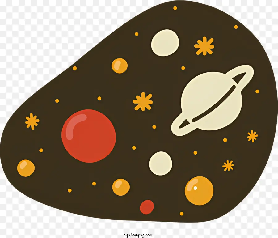 De Fondo，Ilustración Del Sistema Solar PNG