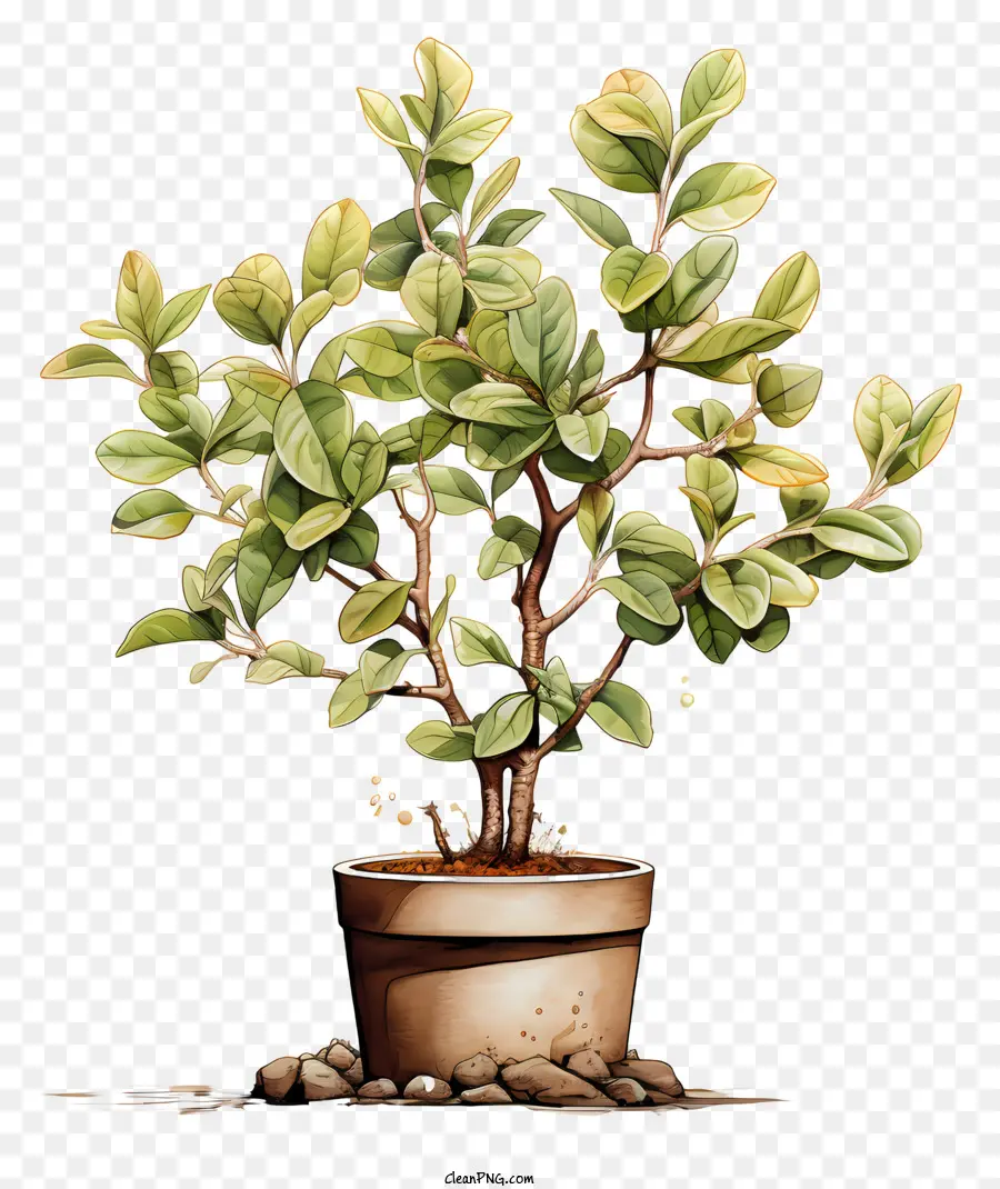 Planta De Café，Planta En Maceta PNG