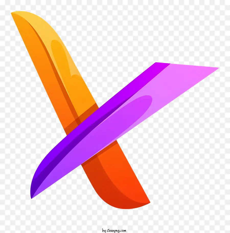 X Logo，Forma Abstracta PNG