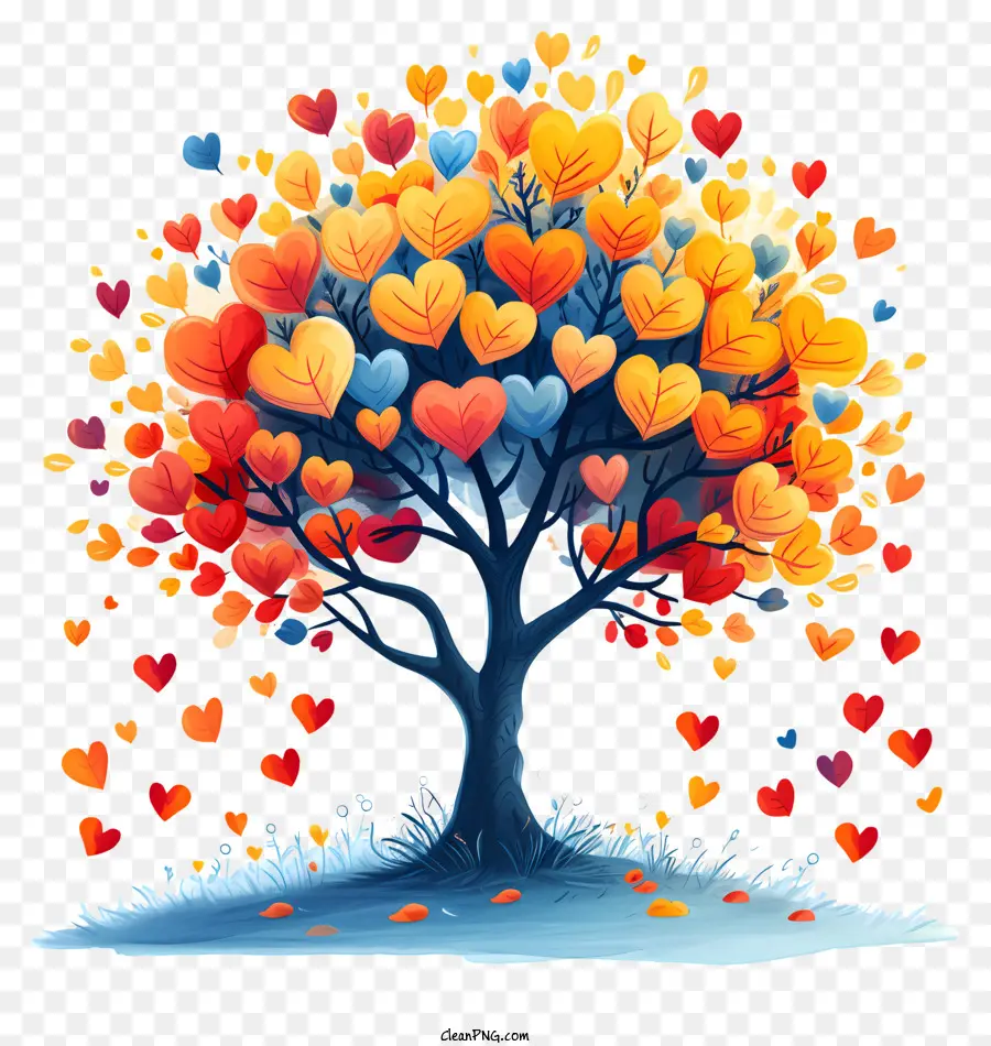 Corazones De árboles，Árbol PNG