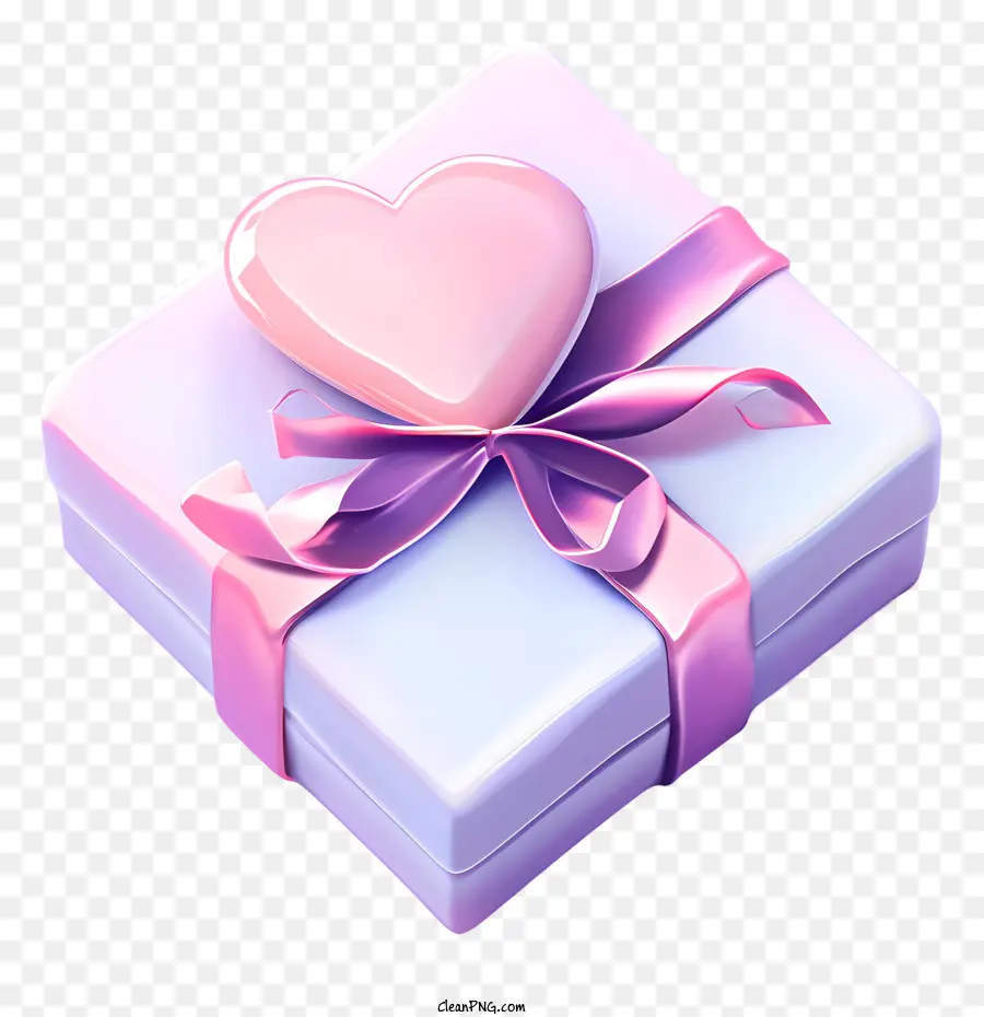 Regalo De San Valentin Para Novio，Caja De Regalo En Forma De Corazón PNG