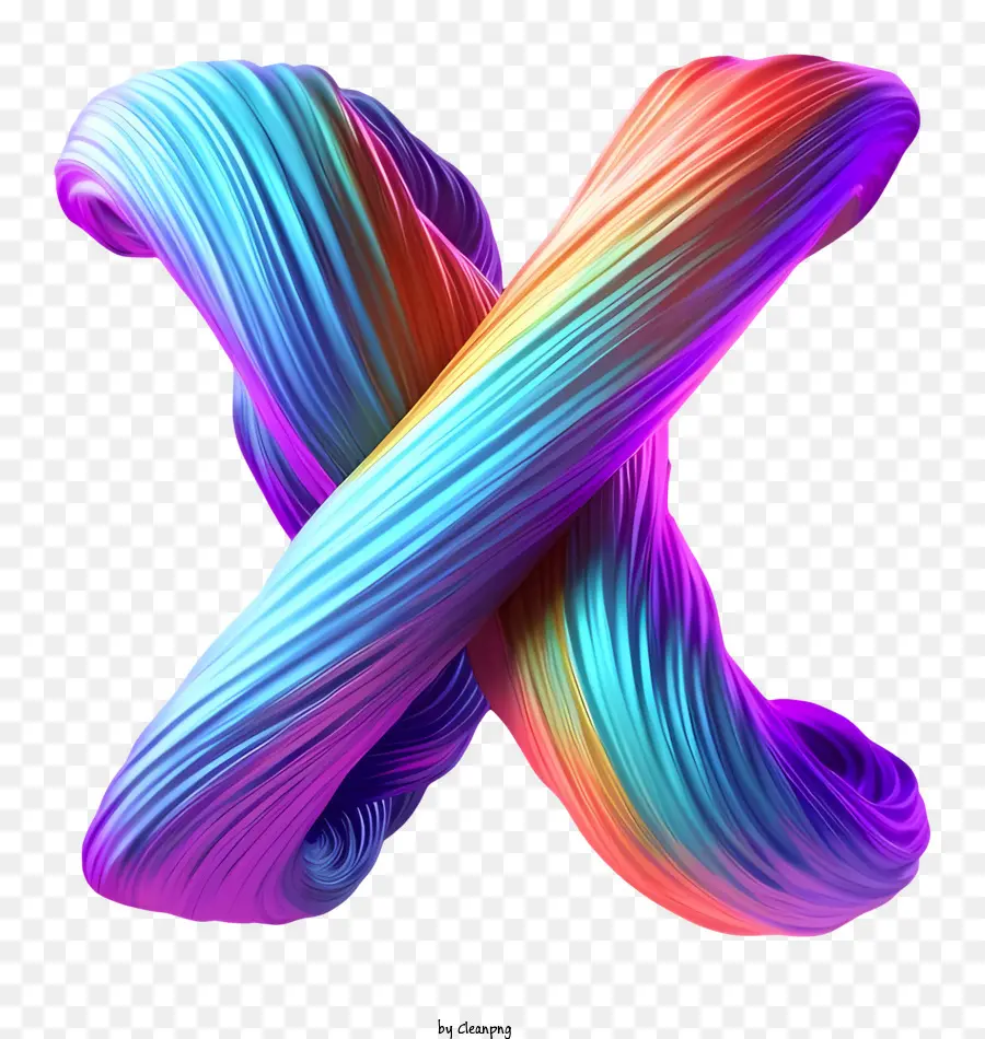 X Logo，Arco Iris X PNG