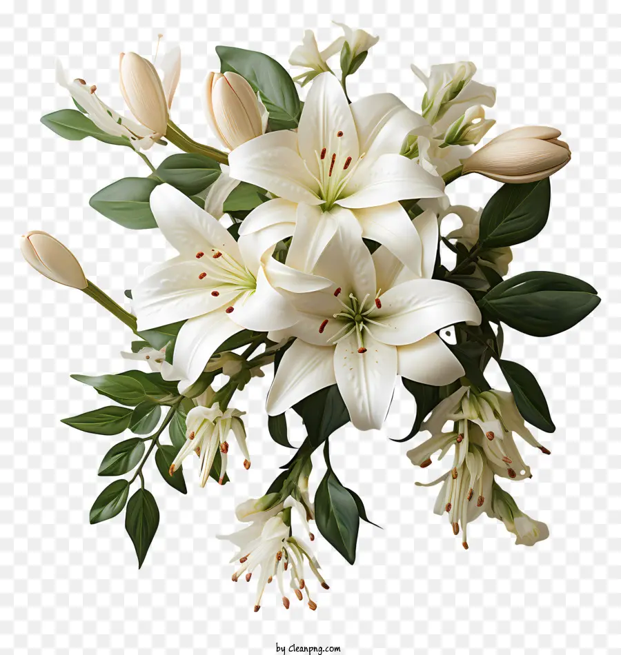 Lirio De Pascua，Lirios Blancos PNG