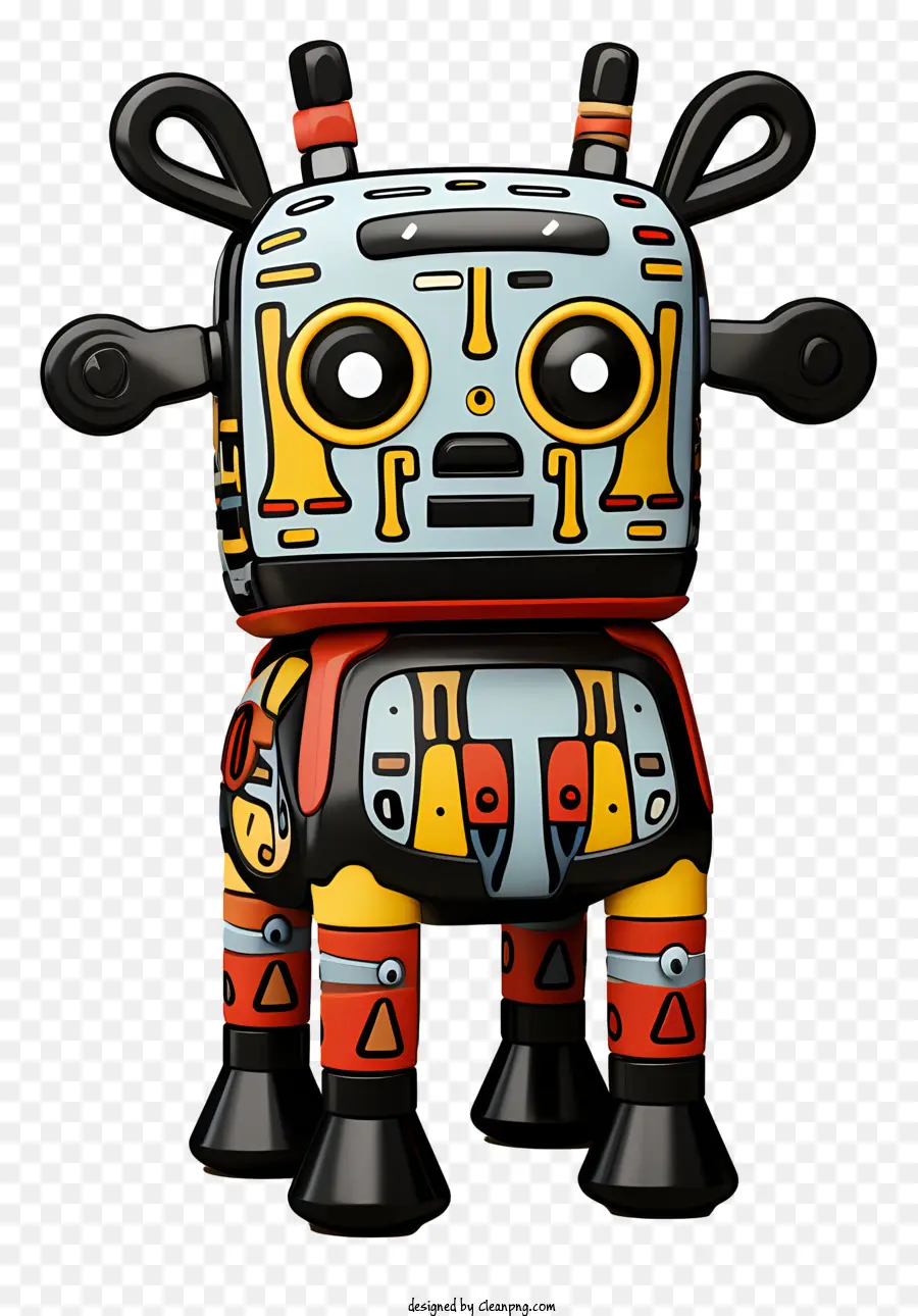 Juguete De Vaca，Robot Colorido PNG