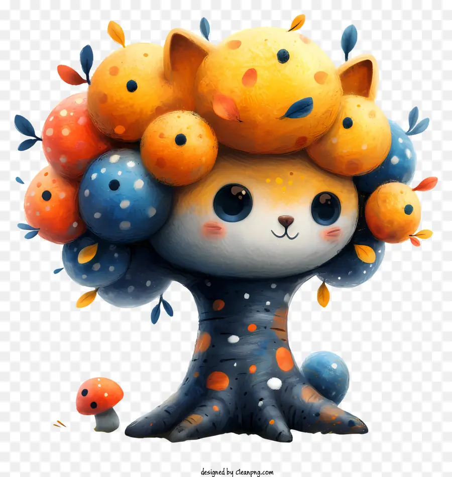 Dibujos Animados De árbol，Gato De Dibujos Animados PNG