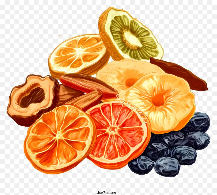 Ilustración De Fruta Seca，Frutas PNG