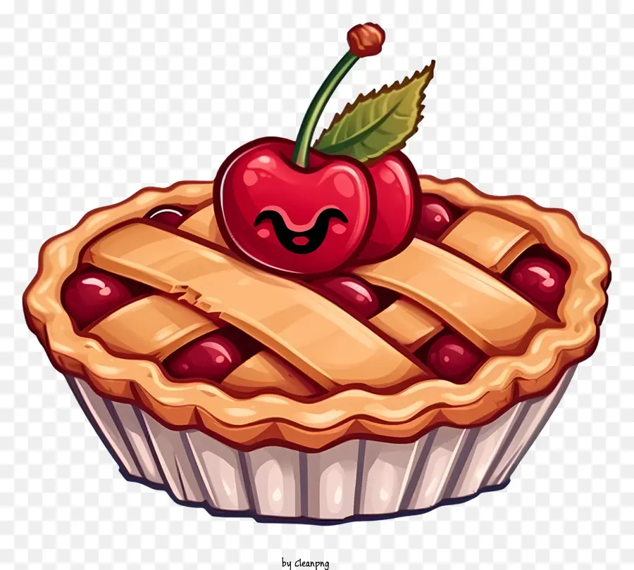 Emoji De Pastel De Cereza，Pastel PNG